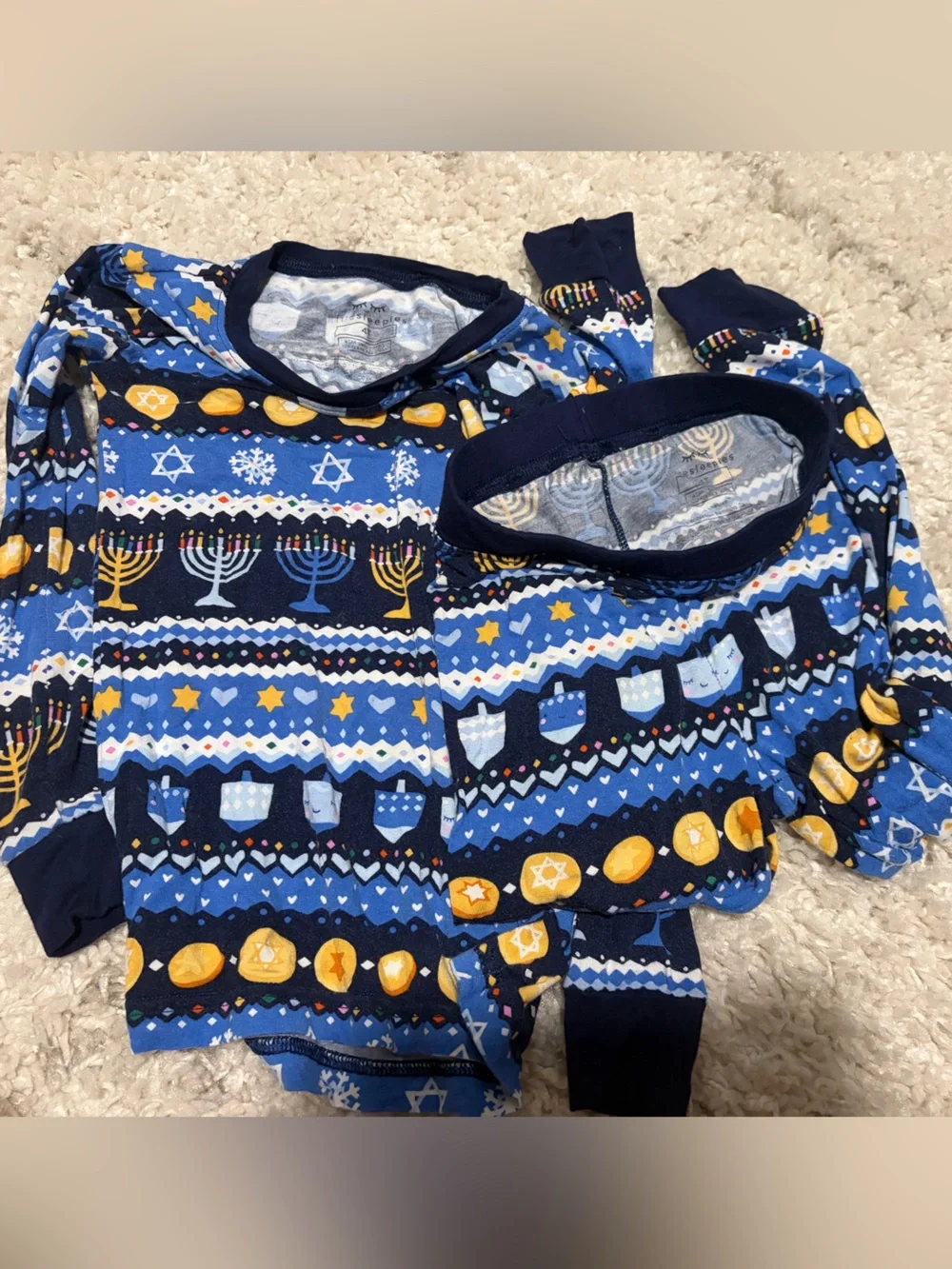 Little Sleepies 2025 Hanukkah Pajama 2-piece set